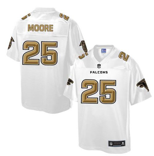 Nike Falcons #25 William Moore White Men's NFL Pro Line Fashion Game Jersey