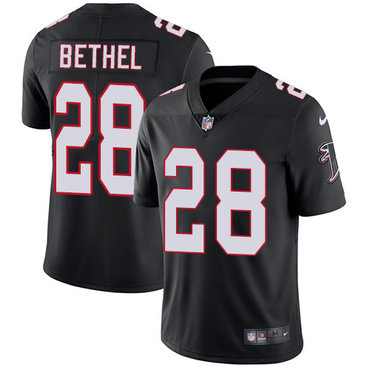Nike Falcons #28 Justin Bethel Black Alternate Men's Stitched NFL Vapor Untouchable Limited Jersey