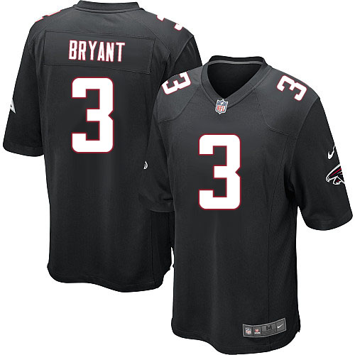 Nike Falcons #3 Matt Bryant Black Alternate Youth Stitched NFL Elite Jersey