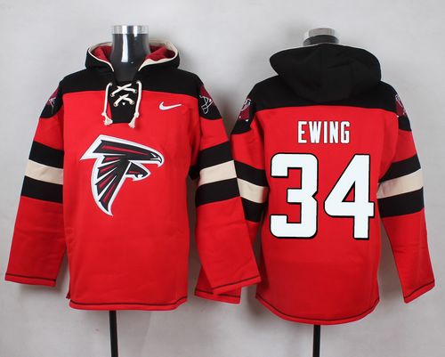 Nike Falcons #34 Bradie Ewing Red Player Pullover NFL Hoodie Nike Falcons #34 Bradie Ewing Red Player Pullover NFL Hoodie