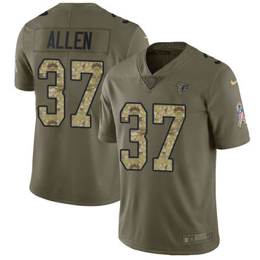 Nike Falcons #37 Ricardo Allen Olive Camo Men's Stitched NFL Limited 2017 Salute To Service Jersey Nike Falcons #37 Ricardo Allen Olive Camo Men's Stitched NFL Limited 2017 Salute To Service Jersey