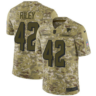 Nike Falcons #42 Duke Riley Camo Youth Stitched NFL Limited 2018 Salute to Service Jersey Nike Falcons #42 Duke Riley Camo Youth Stitched NFL Limited 2018 Salute to Service Jersey