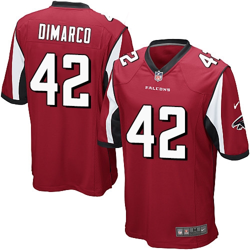 Nike Falcons #42 Patrick DiMarco Red Team Color Youth Stitched NFL Elite Jersey
