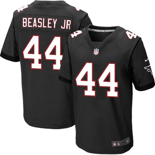 Nike Falcons #44 Vic Beasley Jr Black Alternate Men's Stitched NFL Elite Jersey Nike Falcons #44 Vic Beasley Jr Black Alternate Men's Stitched NFL Elite Jersey