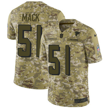 Nike Falcons #51 Alex Mack Camo Youth Stitched NFL Limited 2018 Salute to Service Jersey Nike Falcons #51 Alex Mack Camo Youth Stitched NFL Limited 2018 Salute to Service Jersey