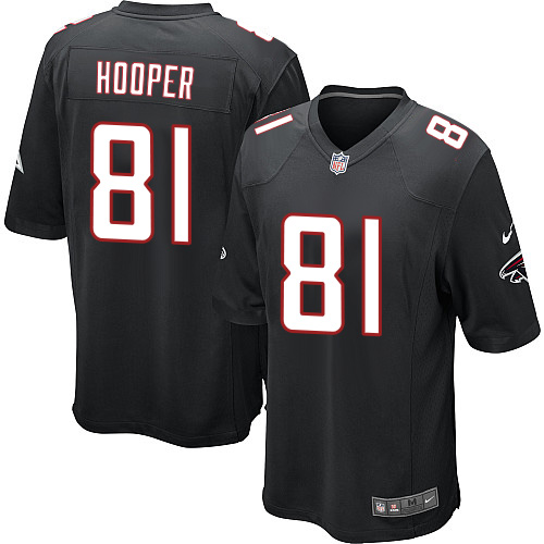 Nike Falcons #81 Austin Hooper Black Alternate Youth Stitched NFL Elite Jersey