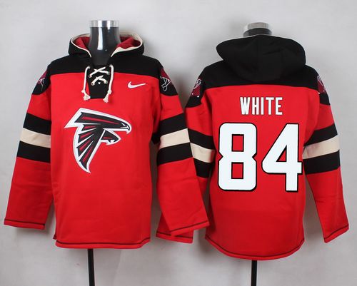 Nike Falcons #84 Roddy White Red Player Pullover NFL Hoodie Nike Falcons #84 Roddy White Red Player Pullover NFL Hoodie
