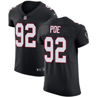 Nike Falcons #92 Dontari Poe Black Alternate Men's Stitched NFL Vapor Untouchable Elite Jersey Nike Falcons #92 Dontari Poe Black Alternate Men's Stitched NFL Vapor Untouchable Elite Jersey