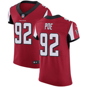 Nike Falcons #92 Dontari Poe Red Team Color Men's Stitched NFL Vapor Untouchable Elite Jersey Nike Falcons #92 Dontari Poe Red Team Color Men's Stitched NFL Vapor Untouchable Elite Jersey