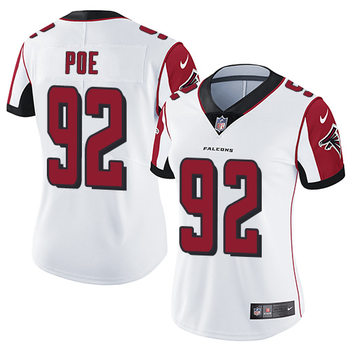 Nike Falcons #92 Dontari Poe White Women's Stitched NFL Vapor Untouchable Limited Jersey Nike Falcons #92 Dontari Poe White Women's Stitched NFL Vapor Untouchable Limited Jersey