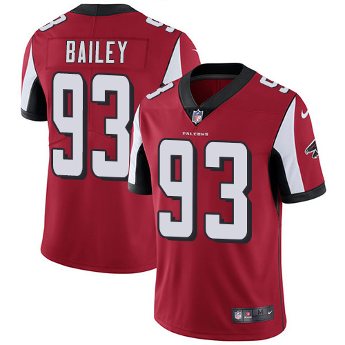 Nike Falcons #93 Allen Bailey Red Team Color Men's Stitched NFL Vapor Untouchable Limited Jersey Nike Falcons #93 Allen Bailey Red Team Color Men's Stitched NFL Vapor Untouchable Limited Jersey