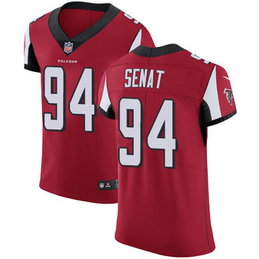 Nike Falcons #94 Deadrin Senat Red Team Color Men's Stitched NFL Vapor Untouchable Elite Jersey Nike Falcons #94 Deadrin Senat Red Team Color Men's Stitched NFL Vapor Untouchable Elite Jersey