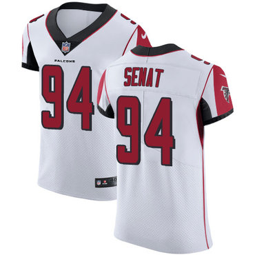 Nike Falcons #94 Deadrin Senat White Men's Stitched NFL Vapor Untouchable Elite Jersey Nike Falcons #94 Deadrin Senat White Men's Stitched NFL Vapor Untouchable Elite Jersey