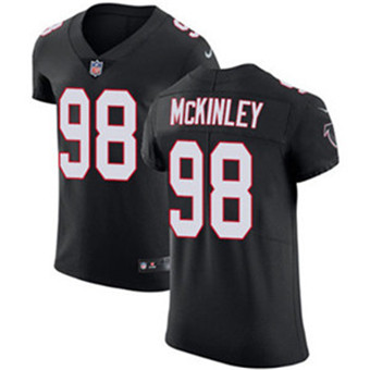 Nike Falcons #98 Takkarist McKinley Black Alternate Men's Stitched NFL Vapor Untouchable Elite Jersey Nike Falcons #98 Takkarist McKinley Black Alternate Men's Stitched NFL Vapor Untouchable Elite Jersey