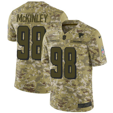 Nike Falcons #98 Takkarist McKinley Camo Youth Stitched NFL Limited 2018 Salute to Service Jersey Nike Falcons #98 Takkarist McKinley Camo Youth Stitched NFL Limited 2018 Salute to Service Jersey