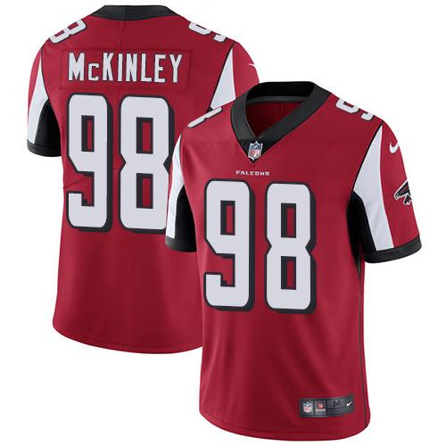 Nike Falcons #98 Takkarist McKinley Red Team Color Youth Stitched NFL Vapor Untouchable Limited Jersey Nike Falcons #98 Takkarist McKinley Red Team Color Youth Stitched NFL Vapor Untouchable Limited Jersey