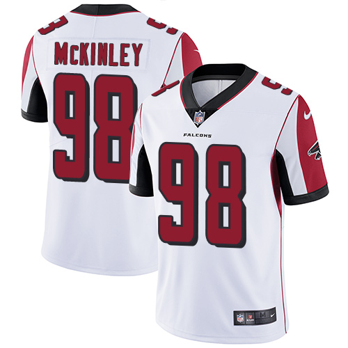 Nike Falcons #98 Takkarist McKinley White Men's Stitched NFL Vapor Untouchable Limited Jersey Nike Falcons #98 Takkarist McKinley White Men's Stitched NFL Vapor Untouchable Limited Jersey