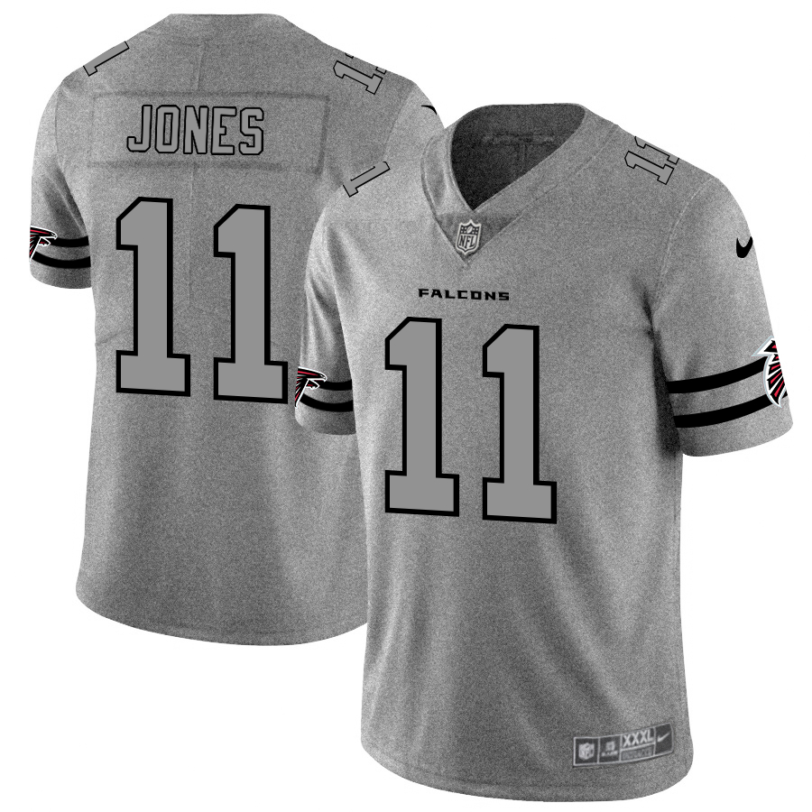 Nike Falcons 11 Julio Jones 2019 Gray Gridiron Gray Vapor Untouchable Limited Jersey Nike Falcons 11 Julio Jones 2019 Gray Gridiron Gray Vapor Untouchable Limited Jersey