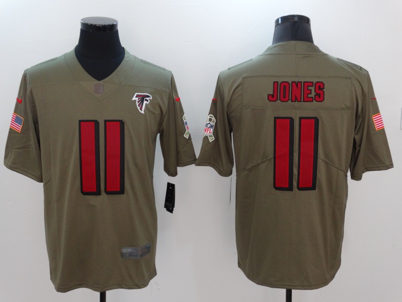 Nike Falcons 11 Julio Jones Olive Salute To Service Limited Jersey Nike Falcons 11 Julio Jones Olive Salute To Service Limited Jersey