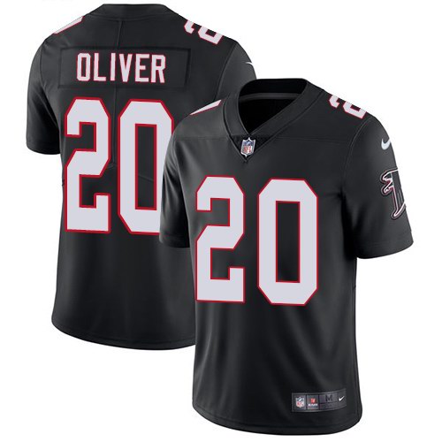 Nike Falcons 20 Isaiah Oliver Black Vapor Untouchable Limited Jersey Nike Falcons 20 Isaiah Oliver Black Vapor Untouchable Limited Jersey