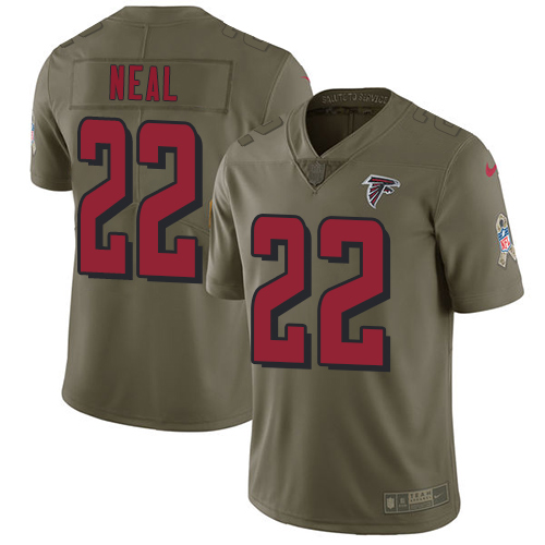 Nike Falcons 22 Keanu Neal Olive Salute To Service Limited Jersey Nike Falcons 22 Keanu Neal Olive Salute To Service Limited Jersey