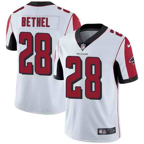 Nike Falcons 28 Justin Bethel White Vapor Untouchable Limited Jersey Nike Falcons 28 Justin Bethel White Vapor Untouchable Limited Jersey