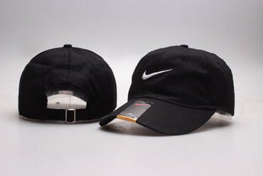Nike Fresh Logo Black Peaked Adjustable Hat YP