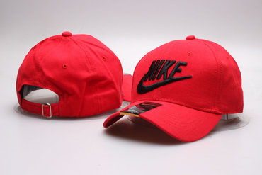 Nike Fresh Logo Red Peaked Adjustable Hat YP