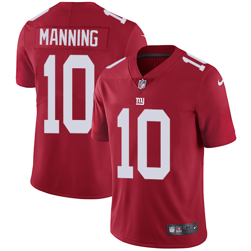 Nike Giants #10 Eli Manning Red Alternate Men's Stitched NFL Vapor Untouchable Limited Jersey Nike Giants #10 Eli Manning Red Alternate Men's Stitched NFL Vapor Untouchable Limited Jersey