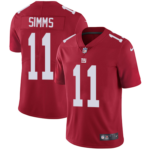 Nike Giants #11 Phil Simms Red Alternate Men's Stitched NFL Vapor Untouchable Limited Jersey Nike Giants #11 Phil Simms Red Alternate Men's Stitched NFL Vapor Untouchable Limited Jersey