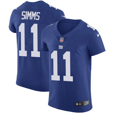 Nike Giants #11 Phil Simms Royal Blue Team Color Men's Stitched NFL Vapor Untouchable Elite Jersey Nike Giants #11 Phil Simms Royal Blue Team Color Men's Stitched NFL Vapor Untouchable Elite Jersey
