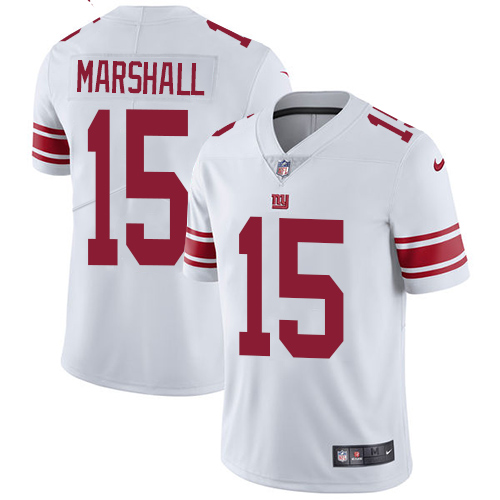 Nike Giants #15 Brandon Marshall White Men's Stitched NFL Vapor Untouchable Limited Jersey Nike Giants #15 Brandon Marshall White Men's Stitched NFL Vapor Untouchable Limited Jersey