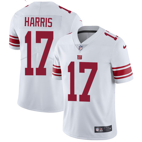 Nike Giants #17 Dwayne Harris White Men's Stitched NFL Vapor Untouchable Limited Jersey