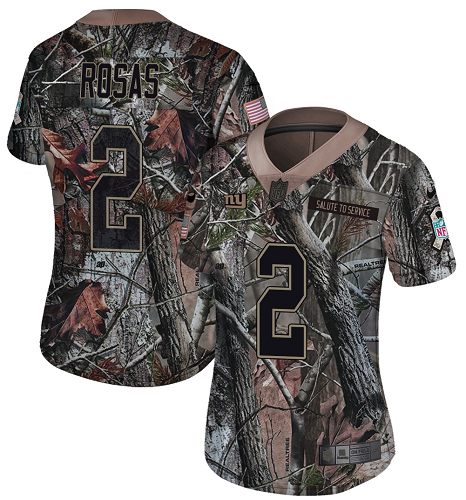 Nike Giants #2 Aldrick Rosas Camo Women's Stitched NFL Limited Rush Realtree Jersey Nike Giants #2 Aldrick Rosas Camo Women's Stitched NFL Limited Rush Realtree Jersey