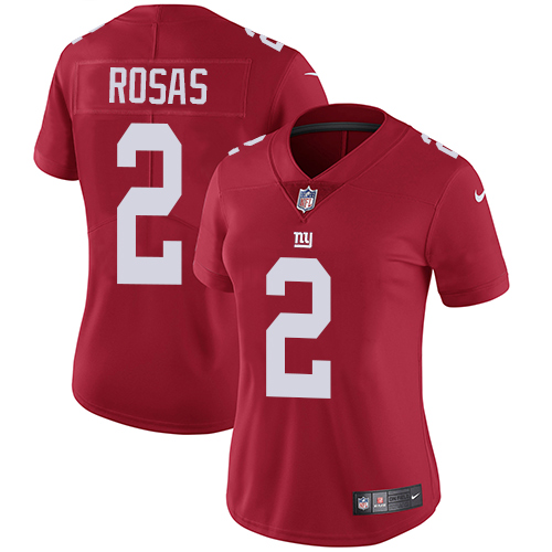 Nike Giants #2 Aldrick Rosas Red Alternate Women's Stitched NFL Vapor Untouchable Limited Jersey Nike Giants #2 Aldrick Rosas Red Alternate Women's Stitched NFL Vapor Untouchable Limited Jersey