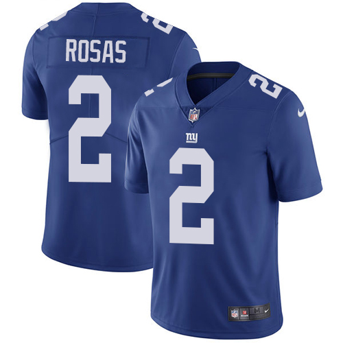 Nike Giants #2 Aldrick Rosas Royal Blue Team Color Men's Stitched NFL Vapor Untouchable Limited Jersey Nike Giants #2 Aldrick Rosas Royal Blue Team Color Men's Stitched NFL Vapor Untouchable Limited Jersey