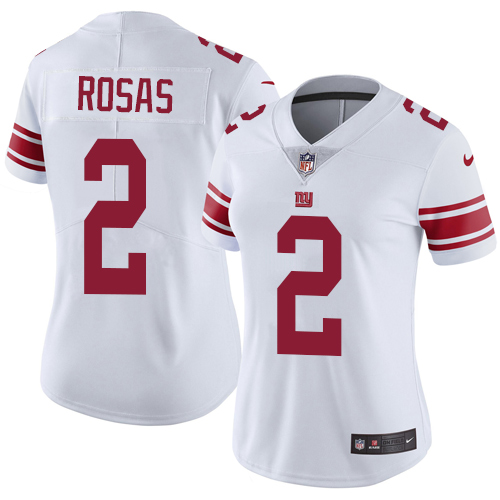 Nike Giants #2 Aldrick Rosas White Women's Stitched NFL Vapor Untouchable Limited Jersey Nike Giants #2 Aldrick Rosas White Women's Stitched NFL Vapor Untouchable Limited Jersey