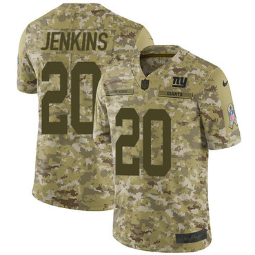 Nike Giants #20 Janoris Jenkins Camo Men's Stitched NFL Limited 2018 Salute To Service Jersey Nike Giants #20 Janoris Jenkins Camo Men's Stitched NFL Limited 2018 Salute To Service Jersey