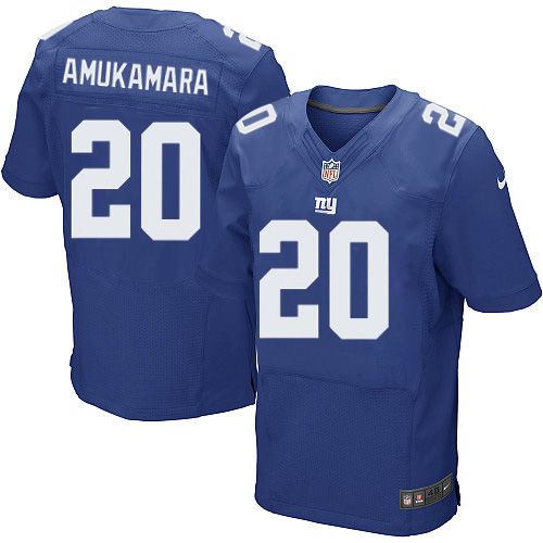 Nike Giants #20 Prince Amukamara Royal Blue Team Color Men's jerseys
