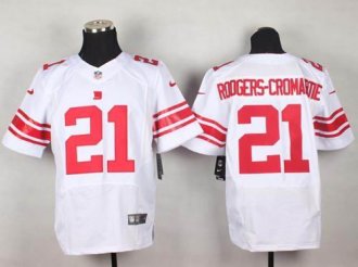 Nike Giants #21 Dominique Rodgers-Cromartie White Men's Stitched NFL Elite Jersey