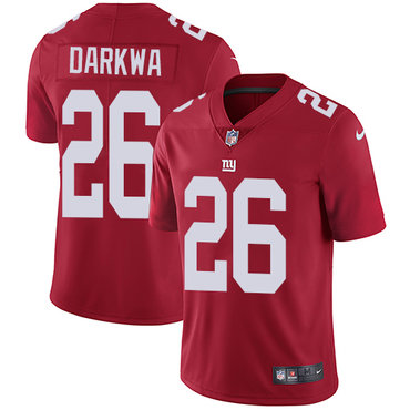 Nike Giants #26 Orleans Darkwa Red Alternate Men's Stitched NFL Vapor Untouchable Limited Jersey Nike Giants #26 Orleans Darkwa Red Alternate Men's Stitched NFL Vapor Untouchable Limited Jersey