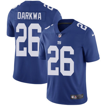 Nike Giants #26 Orleans Darkwa Royal Blue Team Color Men's Stitched NFL Vapor Untouchable Limited Jersey Nike Giants #26 Orleans Darkwa Royal Blue Team Color Men's Stitched NFL Vapor Untouchable Limited Jersey