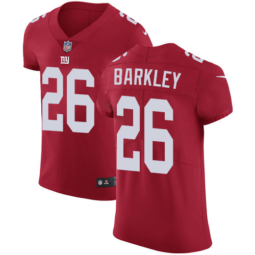 Nike Giants #26 Saquon Barkley Red Alternate Men's Stitched NFL Vapor Untouchable Elite Jersey Nike Giants #26 Saquon Barkley Red Alternate Men's Stitched NFL Vapor Untouchable Elite Jersey
