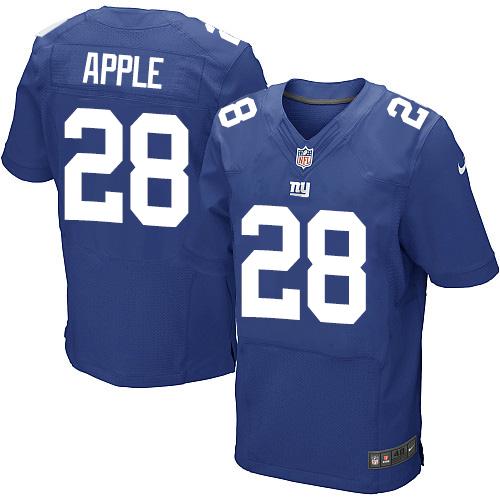 Nike Giants #28 Eli Apple Royal Blue Team Color Men's Stitched NFL Elite Jersey Nike Giants #28 Eli Apple Royal Blue Team Color Men's Stitched NFL Elite Jersey