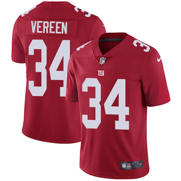Nike Giants #34 Shane Vereen Red Alternate Men's Stitched NFL Vapor Untouchable Limited Jersey Nike Giants #34 Shane Vereen Red Alternate Men's Stitched NFL Vapor Untouchable Limited Jersey
