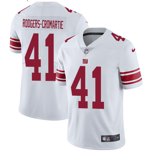 Nike Giants #41 Dominique Rodgers-Cromartie White Men's Stitched NFL Vapor Untouchable Limited Jersey