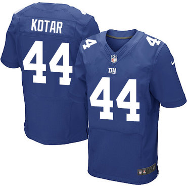 Nike Giants #44 Doug Kotar Royal Blue Team Color Men's Stitched NFL Elite Jersey Nike Giants #44 Doug Kotar Royal Blue Team Color Men's Stitched NFL Elite Jersey