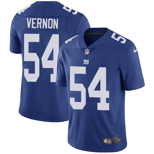 Nike Giants #54 Olivier Vernon Royal Blue Team Color Men's Stitched NFL Vapor Untouchable Limited Jersey Nike Giants #54 Olivier Vernon Royal Blue Team Color Men's Stitched NFL Vapor Untouchable Limited Jersey