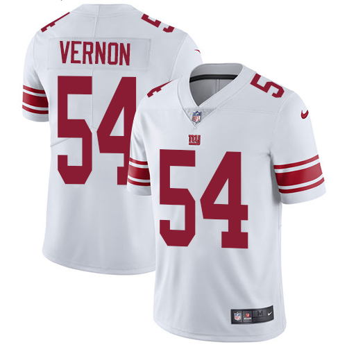 Nike Giants #54 Olivier Vernon White Men's Stitched NFL Vapor Untouchable Limited Jersey Nike Giants #54 Olivier Vernon White Men's Stitched NFL Vapor Untouchable Limited Jersey