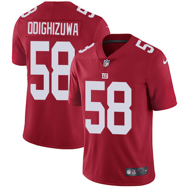 Nike Giants #58 Owa Odighizuwa Red Alternate Men's Stitched NFL Vapor Untouchable Limited Jersey